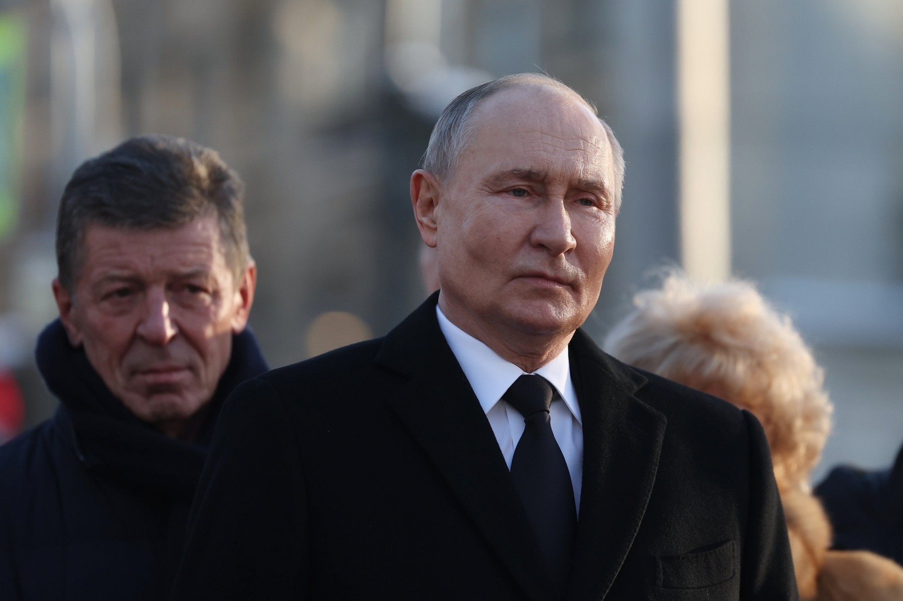 8862206 19.02.2025 Russian President Vladimir Putin takes part in a flower laying ceremony at the monument to first mayor of St. Petersburg Anatoly Sobchak, in St. Petersburg, Russia.  / POOL,Image: 966076790, License: Rights-managed, Restrictions: Editors' note: THIS IMAGE IS PROVIDED BY RUSSIAN STATE-OWNED AGENCY SPUTNIK., Model Release: no, Credit line: Alexander Kazakov / Sputnik / Profimedia
