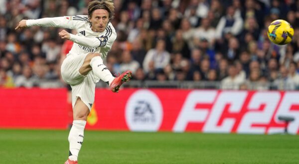 Real Madrid's Luka Modric during La Liga match. February 23, 2025. (ALTERPHOTOS/Acero),Image: 968262075, License: Rights-managed, Restrictions: , Model Release: no, Credit line: Alterphotos / PsnewZ / Bestimage / Profimedia
