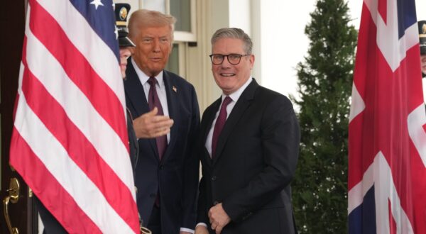 Donald Trump i Keir Starmer