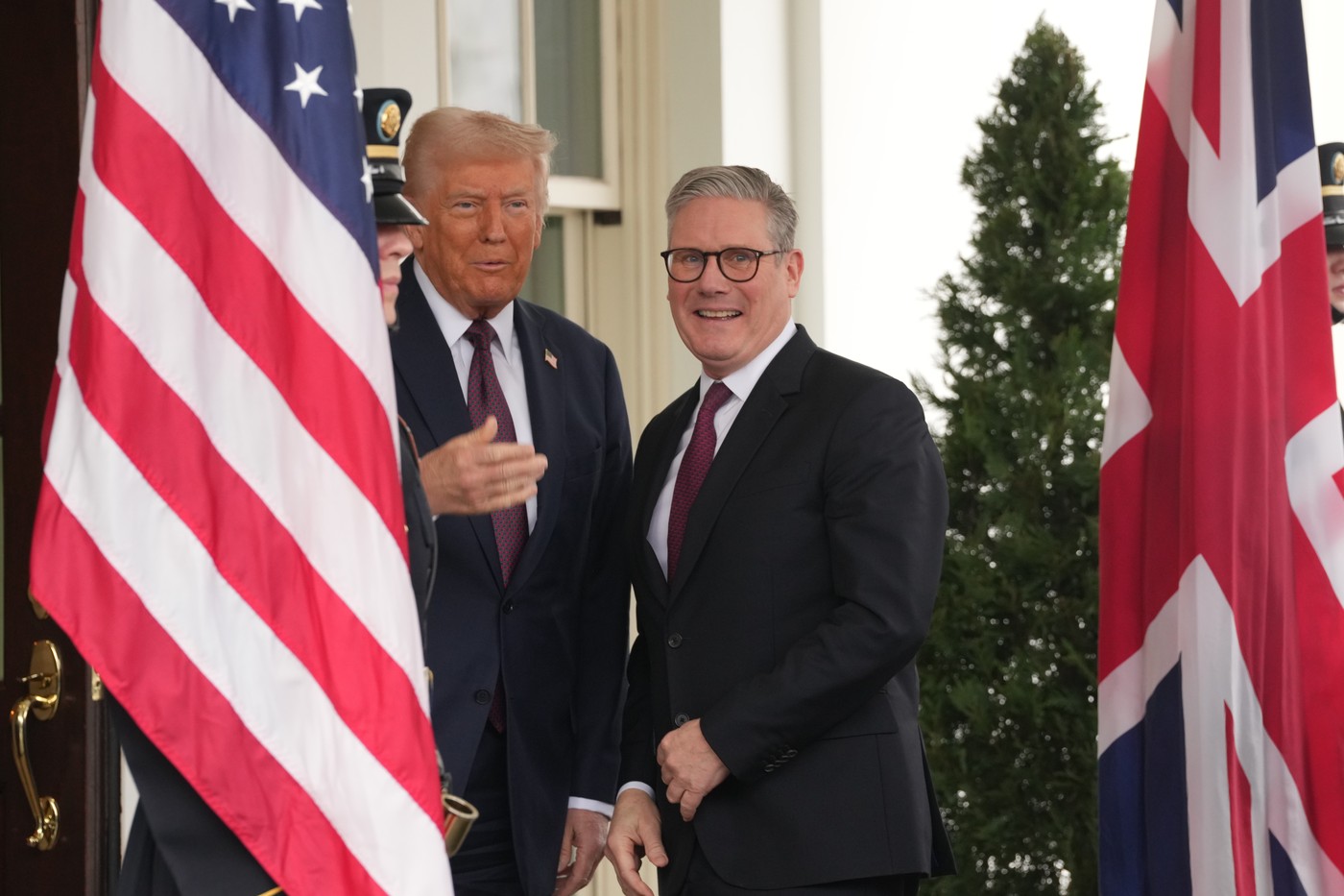 Donald Trump i Keir Starmer