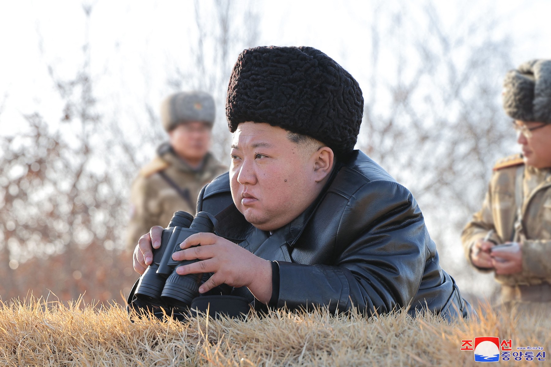 This picture taken on February 26, 2025 and released from North Korea's official Korean Central News Agency (KCNA) via KNS on February 28, 2025 shows North Korea's leader Kim Jong Un observing the launch of a strategic cruise missile during a drill by the Korean People's Army, on the coast of the "West Sea of Korea", or Yellow Sea, in North Korea. North Korea carried out a test-launch of its strategic cruise missiles in the Yellow Sea this week, Pyongyang's state media reported on February 28, in a drill that sought to demonstrate the prowess of its "state nuclear deterrence".,Image: 969860016, License: Rights-managed, Restrictions: South Korea OUT / REPUBLIC OF KOREA OUT
---EDITORS NOTE--- RESTRICTED TO EDITORIAL USE - MANDATORY CREDIT "AFP PHOTO/KCNA VIA KNS" - NO MARKETING NO ADVERTISING CAMPAIGNS - DISTRIBUTED AS A SERVICE TO CLIENTS / THIS PICTURE WAS MADE AVAILABLE BY A THIRD PARTY. AFP CAN NOT INDEPENDENTLY VERIFY THE AUTHENTICITY, LOCATION, DATE AND CONTENT OF THIS IMAGE ---, ***
HANDOUT image or SOCIAL MEDIA IMAGE or FILMSTILL for EDITORIAL USE ONLY! * Please note: Fees charged by Profimedia are for the Profimedia's services only, and do not, nor are they intended to, convey to the user any ownership of Copyright or License in the material. Profimedia does not claim any ownership including but not limited to Copyright or License in the attached material. By publishing this material you (the user) expressly agree to indemnify and to hold Profimedia and its directors, shareholders and employees harmless from any loss, claims, damages, demands, expenses (including legal fees), or any causes of action or allegation against Profimedia arising out of or connected in any way with publication of the material. Profimedia does not claim any copyright or license in the attached materials. Any downloading fees charged by Profimedia are for Profimedia's services only. * Handling Fee Only 
***, Model Release: no, Credit line: STR / AFP / Profimedia
