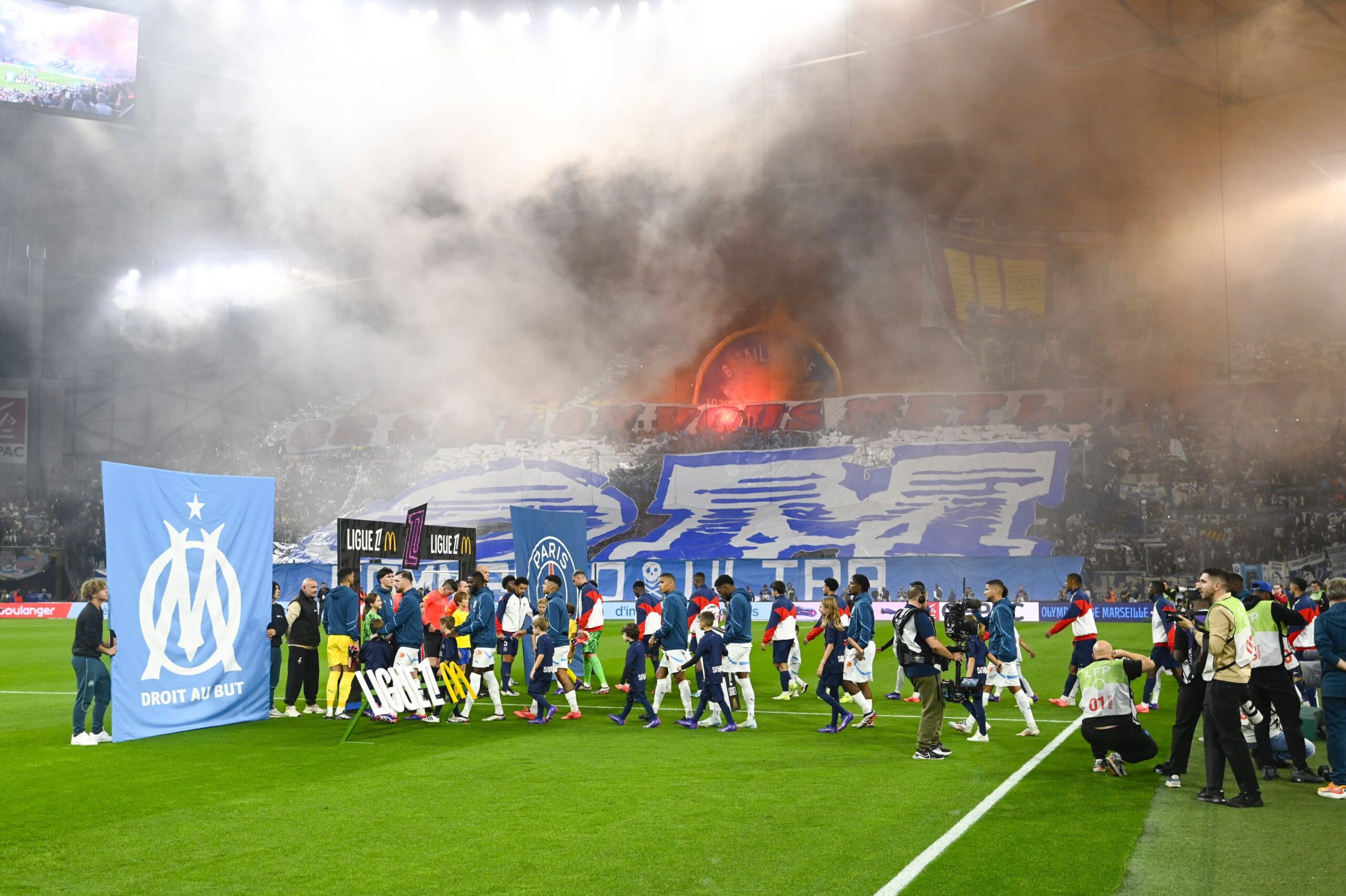 L Olympique de Marseille reçoit le Paris Saint Germain en clôture de la neuvième journée de Ligue 1 McDonald s. FOOTBALL : Olympique de Marseille VS Paris Saint Germain - Ligue 1 McDonald s - 27 10 2024 WilliamCannarella Panoramic