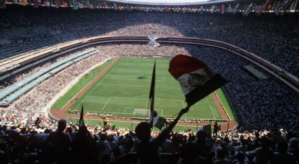 WM 1986 - Estadio Azteca, Mexiko o0 Totale Aztekenstadion Sportstätte Stadion Aufnahmedatum geschätzt