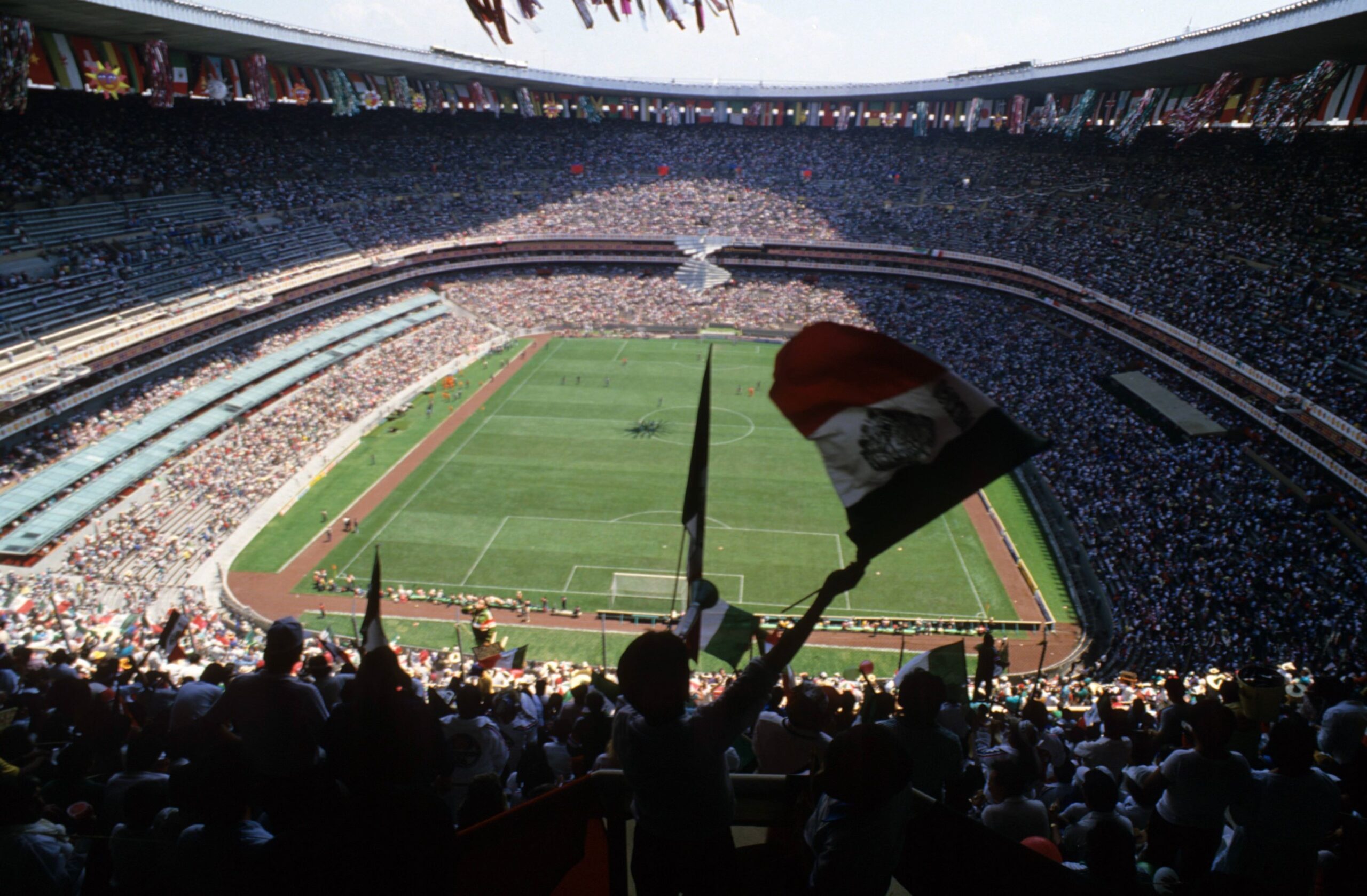 WM 1986 - Estadio Azteca, Mexiko o0 Totale Aztekenstadion Sportstätte Stadion Aufnahmedatum geschätzt