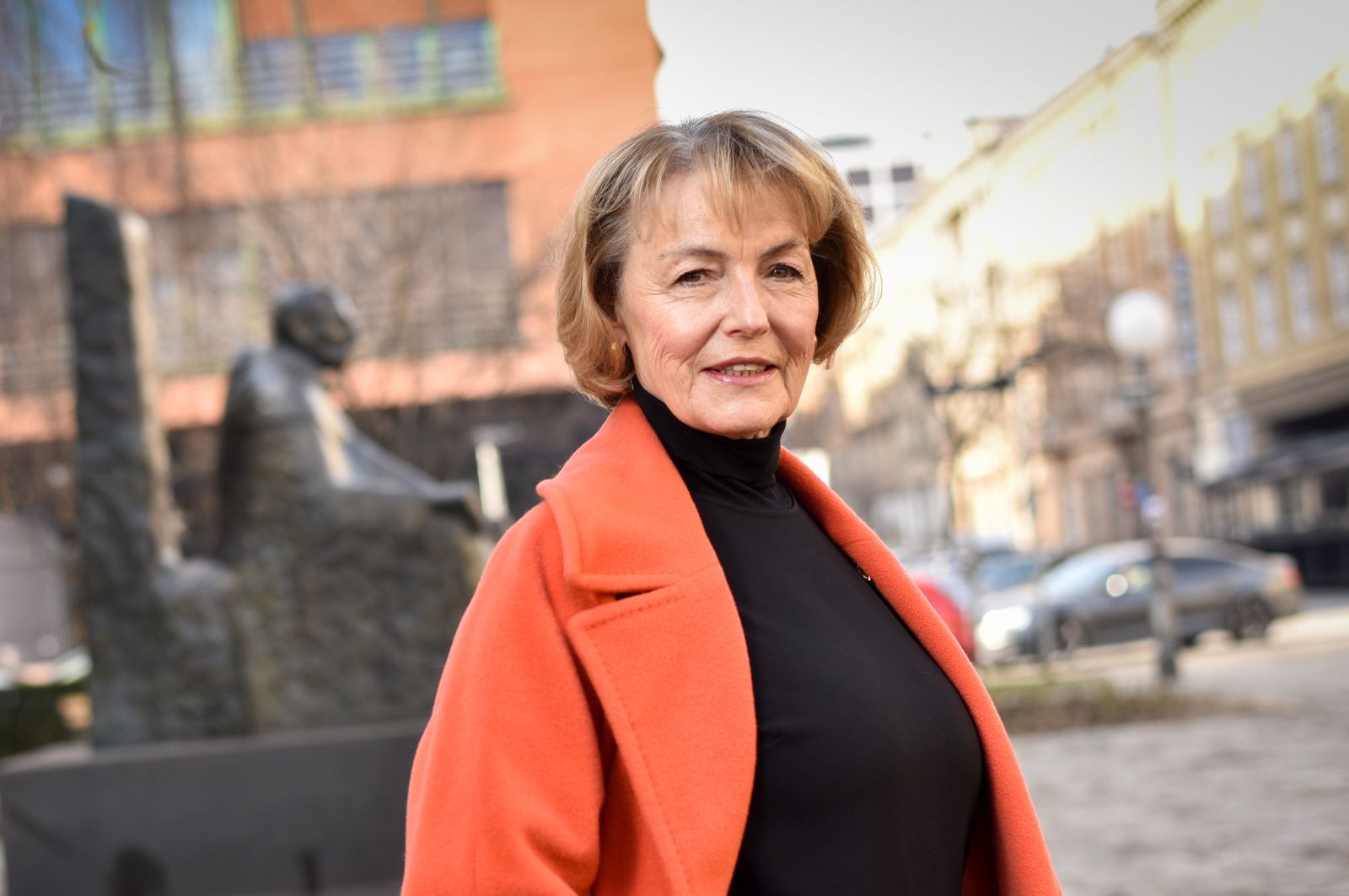 03.02.2024., Zagreb - Vesna Pusić, bivsa ministrica vanjskih poslova RH. 

Photo Sasa ZinajaNFoto