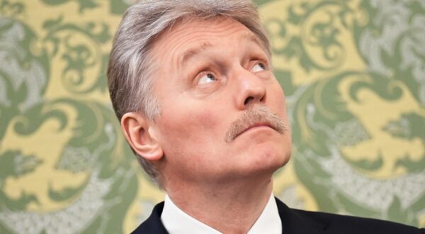 Deputy Head of the Russian Presidential Administration, Press Secretary of the Russian President Dmitry Peskov before the meeting.
Credit: Dmitry Azarovv/Kommersant Photo/Sipa USA Photo: Kommersant Photo Agency/SIPA USA