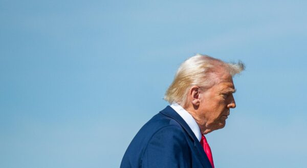 President of the United States Donald Trump departs a luncheon with Taoiseach of Ireland Micheál Martin from the East Front Steps of the US Capitol in Washington, DC on Wednesday, March 12, 2025. (Photo by Annabelle Gordon/Sipa USA). 


 Photo: Sipa USA/SIPA USA