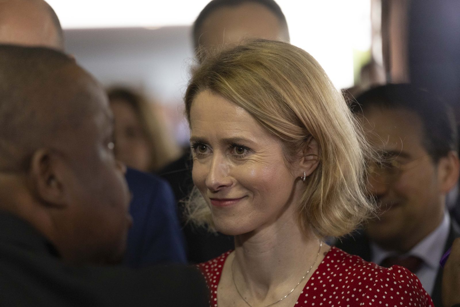 epa11910066 EU High Representative for Foreign Affairs and Security Policy Kaja Kallas attends the G20 Foreign Ministers meeting at Nasrec Expo Centre, Johannesburg, South Africa, 20 February 2025. The meeting of the G20 Foreign Ministers leads up to the The G20 Summit in November 2025 in Johannesburg that will bring together leaders from 55 nations and organizations.  EPA/KIM LUDBROOK
