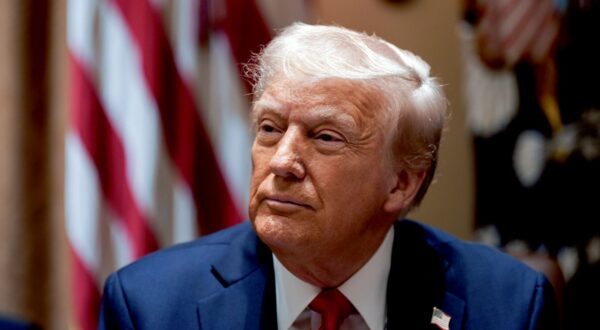 epa11926045 US President Donald Trump attends a cabinet meeting at the White House in Washington, DC, USA, 26 February 2025.  EPA/AL DRAGO / POOL
