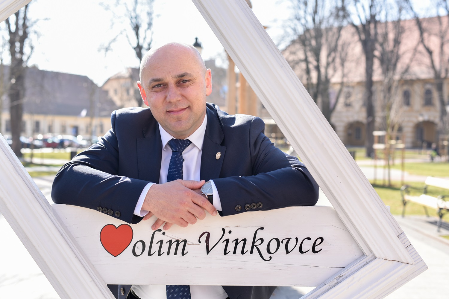 05.03.2025., Vinkovci - Ivan Bosancic, gradonacelnik Vinkovaca. 

Photo Sasa ZinajaNFoto