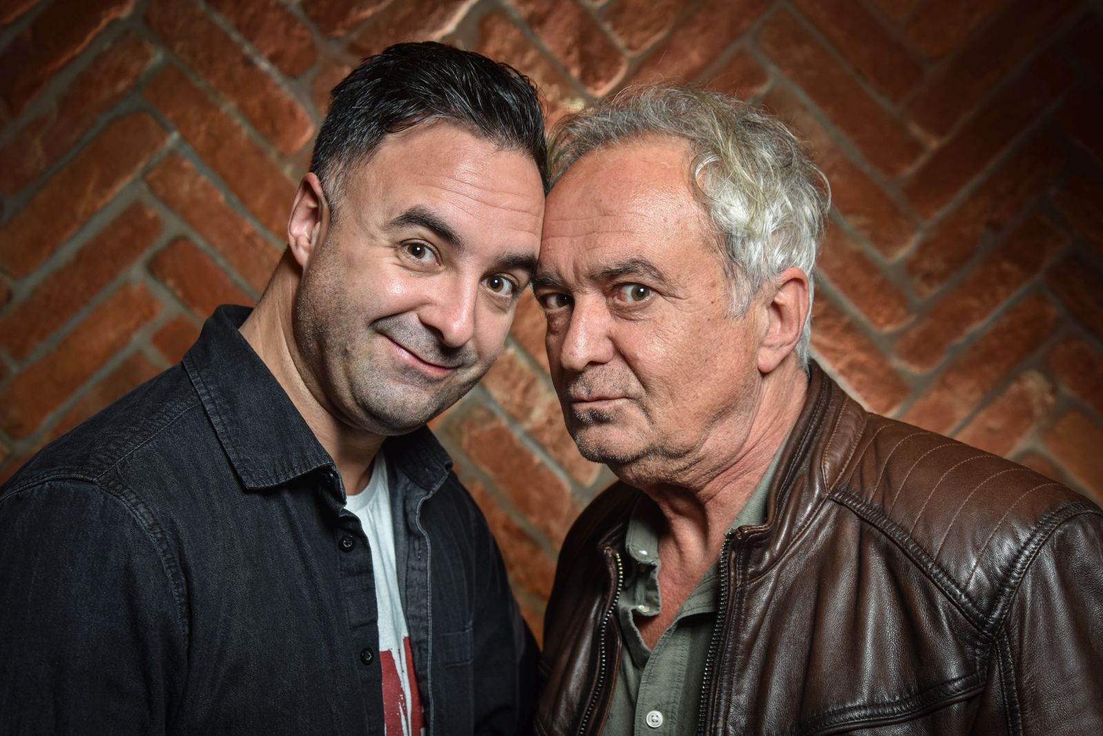 16.11.2022., Zagreb - Ljubomir i Jan Kerekes, glumci. 

Photo Sasa ZinajaNFoto