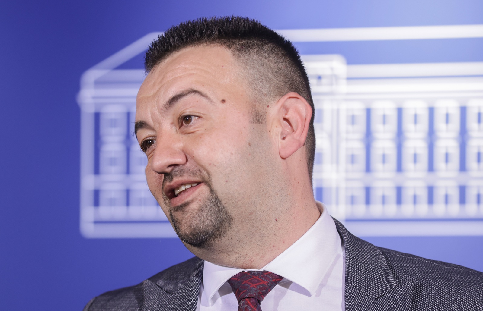 Zagreb, 27.03.2025.- Hrvatski sabor, konferencija za medije Marijana Pavličeka na temu SDP-a za  „Postupak za razrješenje Glavnog državnog odvjetnika“. Na fotografiji Marijan Pavliček.
foto HINA/ Admir BULJUBAŠIĆ/ abu