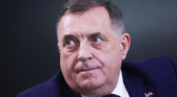 RUSSIA, KAZAN - FEBRUARY 22, 2024: Milorad Dodik, president of Republika Srpska, one of the two entities of Bosnia and Herzegovina, gives an interview to the TASS/Sipa USA Russian News Agency. Kirill Kukhmar/TASS/Sipa USA Photo: Tass/SIPA USA