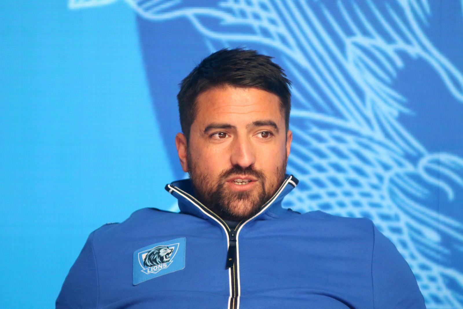 Janko Tipsarevic, seen at a press conference of the North Palmyra Trophies - International Team Exhibition Tennis Tournament in KSK Arena, in the St. Petersburg, Russia. (Photo by Maksim Konstantinov / SOPA Images/Sipa USA) Photo: SOPA Images/SIPA USA