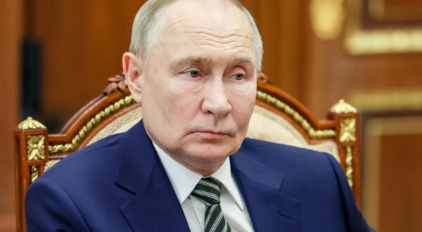 RUSSIA, MOSCOW - MARCH 11, 2025: Russia's President Vladimir Putin looks on during a meeting with Arkhangelsk Region Governor Alexander Tsybulsky at Moscow's Kremlin. Mikhail Metzel/Russian Presidential Press and Information Office/TASS/Sipa USA Photo: Tass/SIPA USA