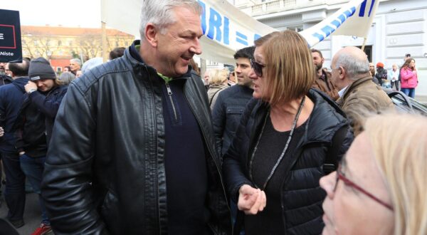 02.03.2019. , Zagreb -  Hrvatsko novinarstvo drustvo organiziralo prosvjednu setnju OTELI STE MEDIJE, NOVINARSTVO NE DAMO!. Ranko Ostojic. Photo: Marko Prpic/PIXSELL