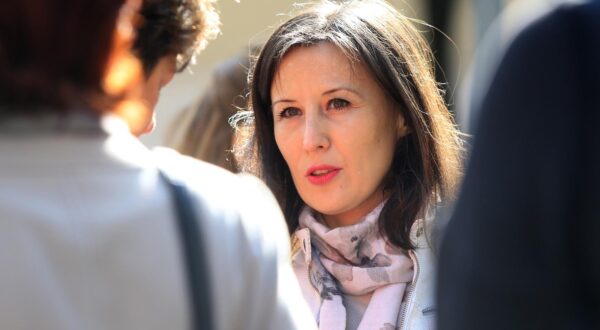 02.03.2019. , Zagreb -  Hrvatsko novinarstvo drustvo organiziralo prosvjednu setnju OTELI STE MEDIJE, NOVINARSTVO NE DAMO!. Dalija Oreskovic. Photo: Marko Prpic/PIXSELL