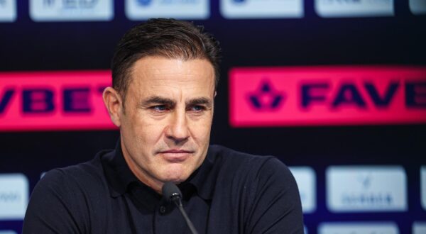 02.03.2025., Zagreb - SuperSport HNL, 24. kolo, GNK Dinamo - HNK Hajduk. Konferencija nakon utakmice trenera Dinama Fabia Cannavara. Photo: Luka Stanzl/PIXSELL/PIXSELL