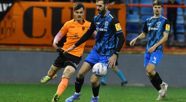 02.03.2025., Sibenik - SuperSport HNL, 24. kolo, HNK Sibenik - NK Varazdin. Frane Maglica Photo: Hrvoje Jelavic/PIXSELL