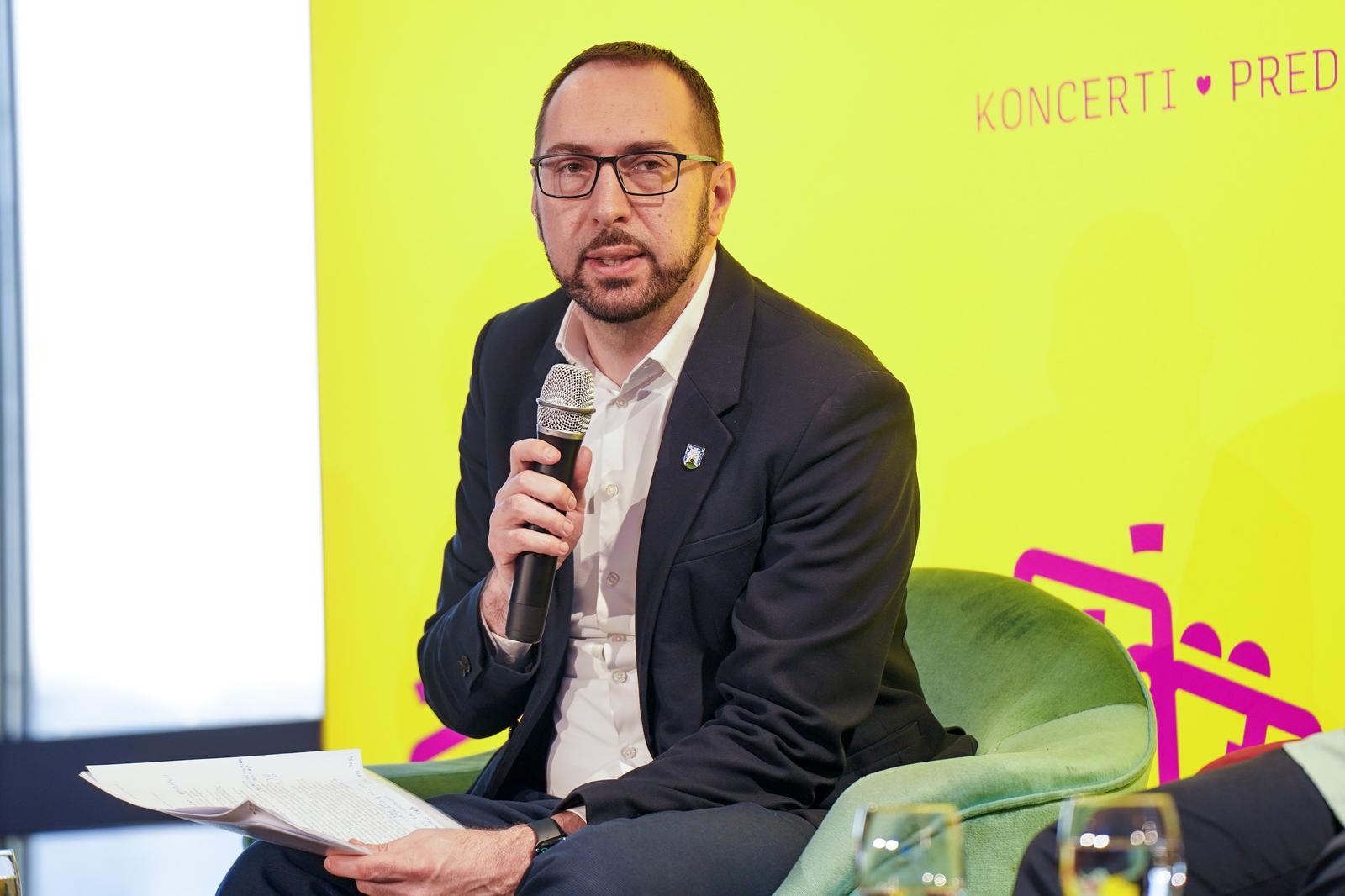 06.03.2025., Zagreb - Konferenciji za medije u koncertnoj dvorani Vatroslava Lisinskog na kojoj se predstavio program „Zagrebacki kvartovi kulture“. Photo: Patricija Flikac/PIXSELL