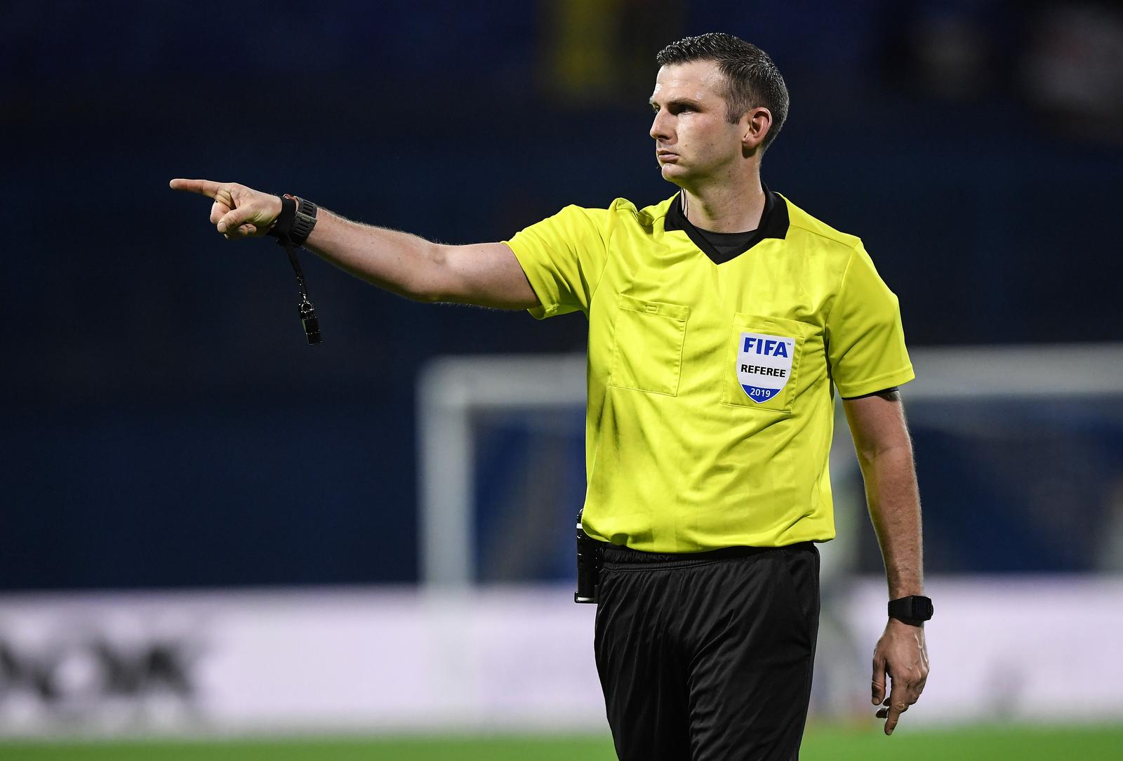 07.03.2019., stadion u Maksimiru, Zagreb - Utakmica osmine finala UEFA Europske lige, prvo kolo, GNK Dinamo - Benfica. Sudac Michael Oliver Photo: Marko Lukunic/PIXSELL