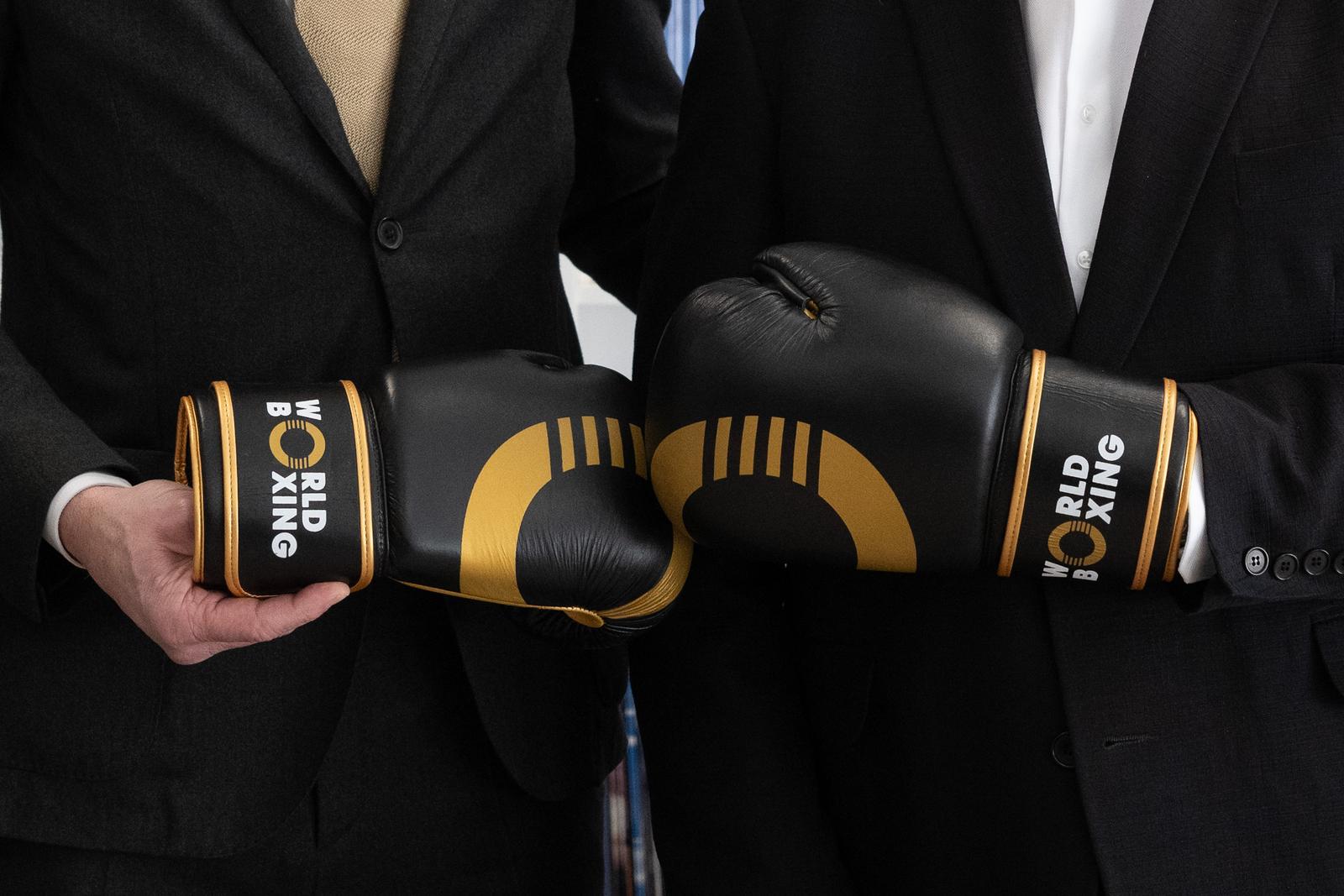 07.03.2025., Zagreb - Tiskovna konferencija u povodu dolaska predsjednika nove svjetske boksacke federacije WORLD BOXINGA Borisa van der Vorsta i njegovog susreta s celnicima hrvatskog sporta, HOO-a i hrvatskog boksa. 
 Photo: Davor Puklavec/PIXSELL