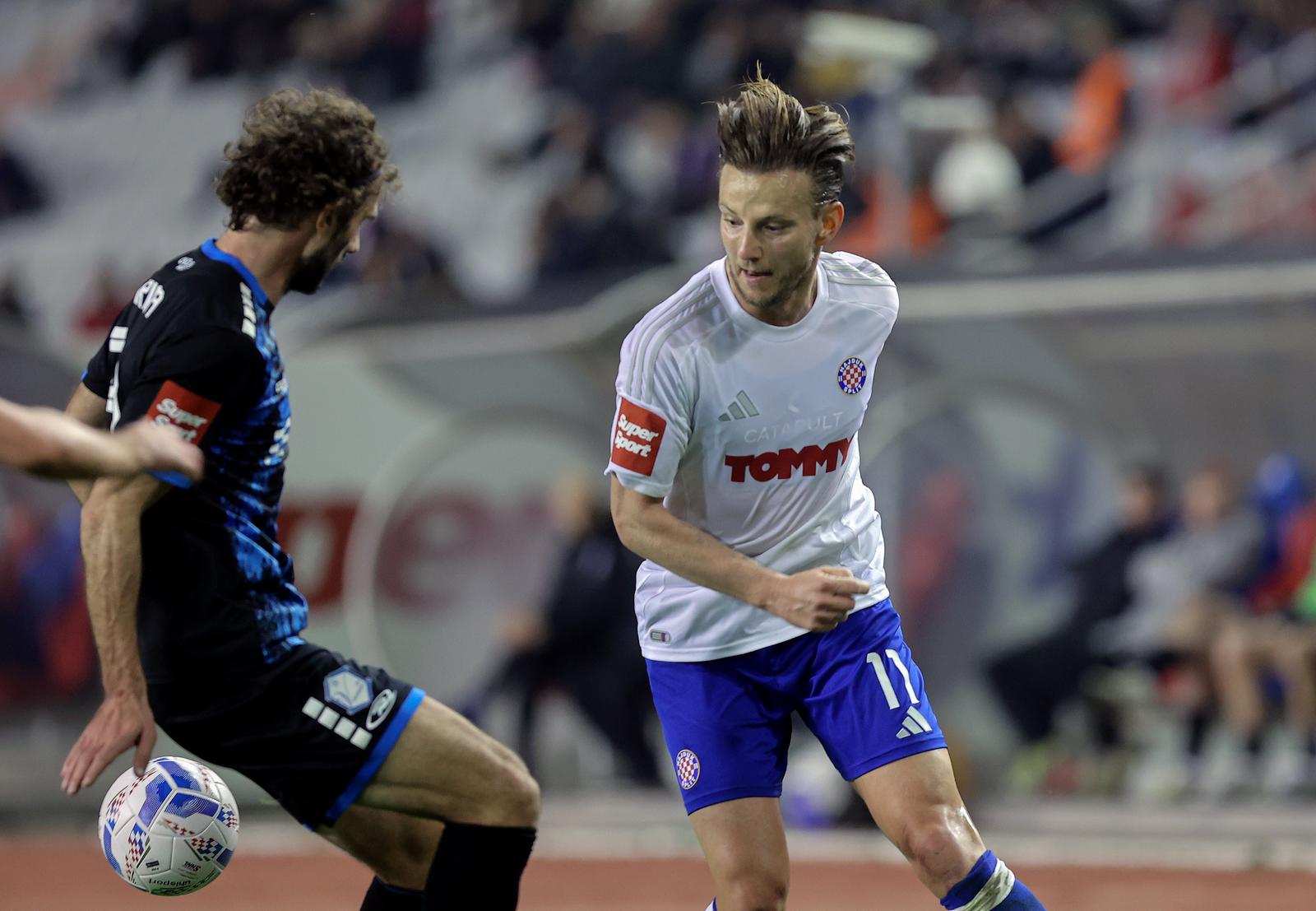 08.02.2025., stadion Poljud, Split - SuperSport HNL, 21. kolo, HNK Hajduk - NK Varazdin. ivan Rakitic Photo: Ivana Ivanovic/PIXSELL