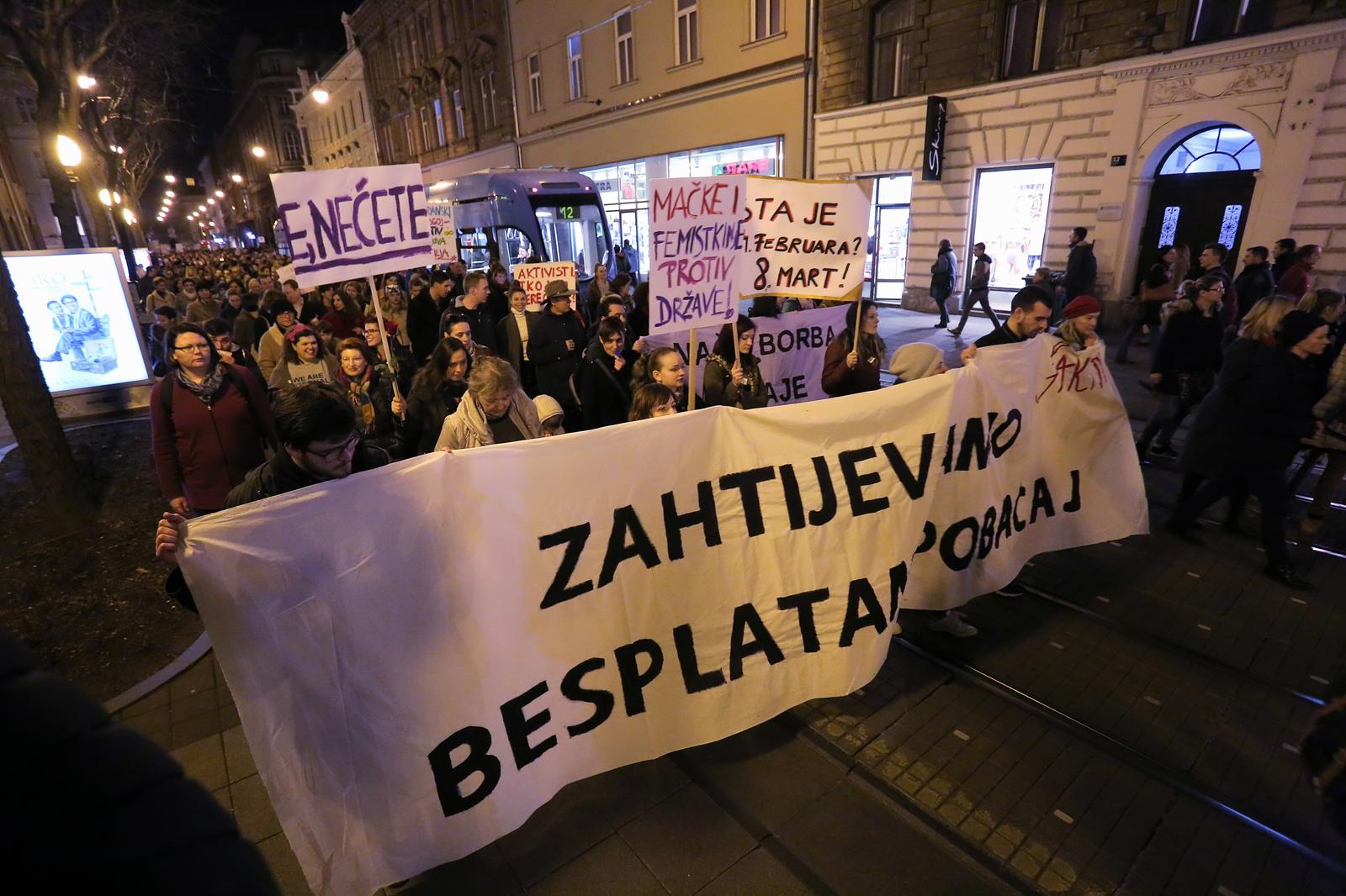Noćni marš za 8. mart