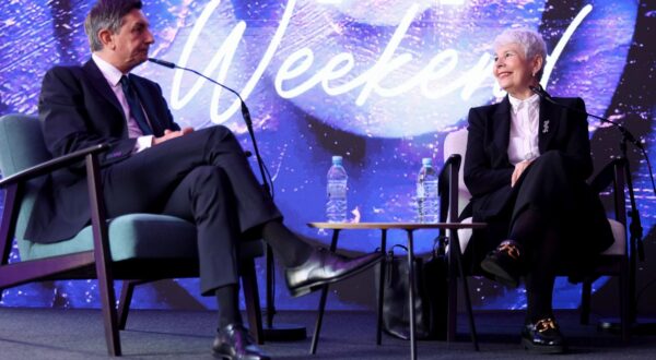 08.03.2025., Rijeka -  Womens Weekend 1 na 1: Biti premijer(ka): Moc, politika i dvije perspektive - Borut Pahor i Jadranka Kosor. Photo: Nel Pavletic/PIXSELL