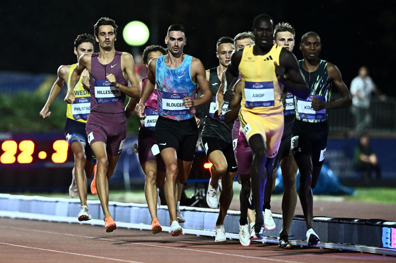 08.09..2024., SRC Mladost, Zagreb - 74. Boris Hanzekovic memorijal - Continental Tour Gold miting. 1000m muski, Marino Bloudek Photo: Marko Lukunic/PIXSELL