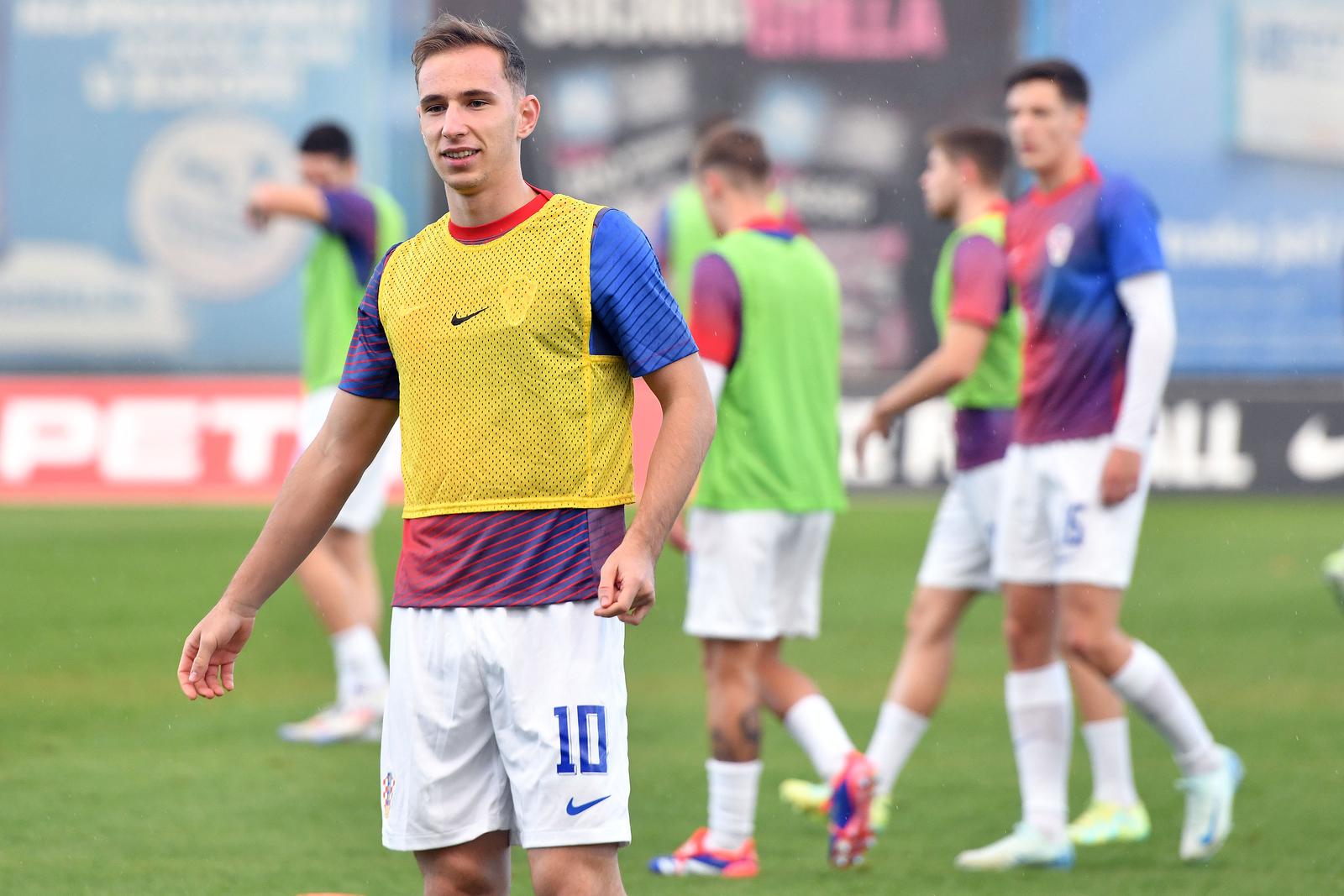 11.10.2024., Gradski stadion Ivan Kusek Apas, Koprivnica - Kvalifikacije za UEFA Europsko U-21 prvenstvo, skupina G, Hrvatska - Andora. Photo: Vjeran Zganec Rogulja/PIXSELL