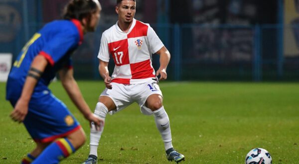 11.10.2024., Gradski stadion Ivan Kusek Apas, Koprivnica - Kvalifikacije za UEFA Europsko U-21 prvenstvo, skupina G, Hrvatska - Andora.
Photo: Vjeran Zganec Rogulja/PIXSELL Photo: Vjeran Zganec Rogulja/PIXSELL