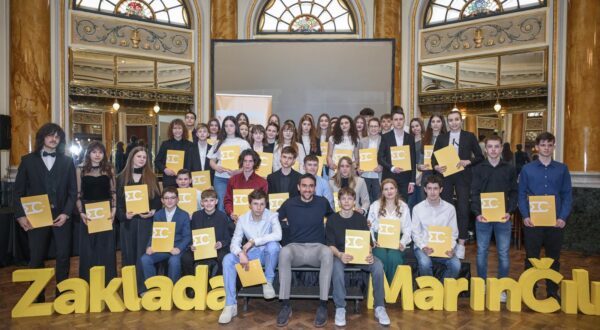 12.03.2025., Zagreb - Svecana dodjela stipendija Zaklade Marin Cilic. Mlade stipendiste sedme generacije uvodnim je govorom pozdravio Marin Cilic te im urucio stipendije. Zaklada Marin Cilic je, zakljucno sa sedmom generacijom, dodijelila 177 stipendija, a ove godine je nagradjeno cak 48 stipendista. Photo: Neva Zganec/PIXSELL