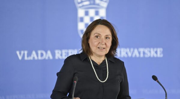 13.03.2025., Zagreb - Izjava ministrice zdravstva Irene Hrstic nakon 72. sjednice Vlade. Photo: Igor Soban/PIXSELL