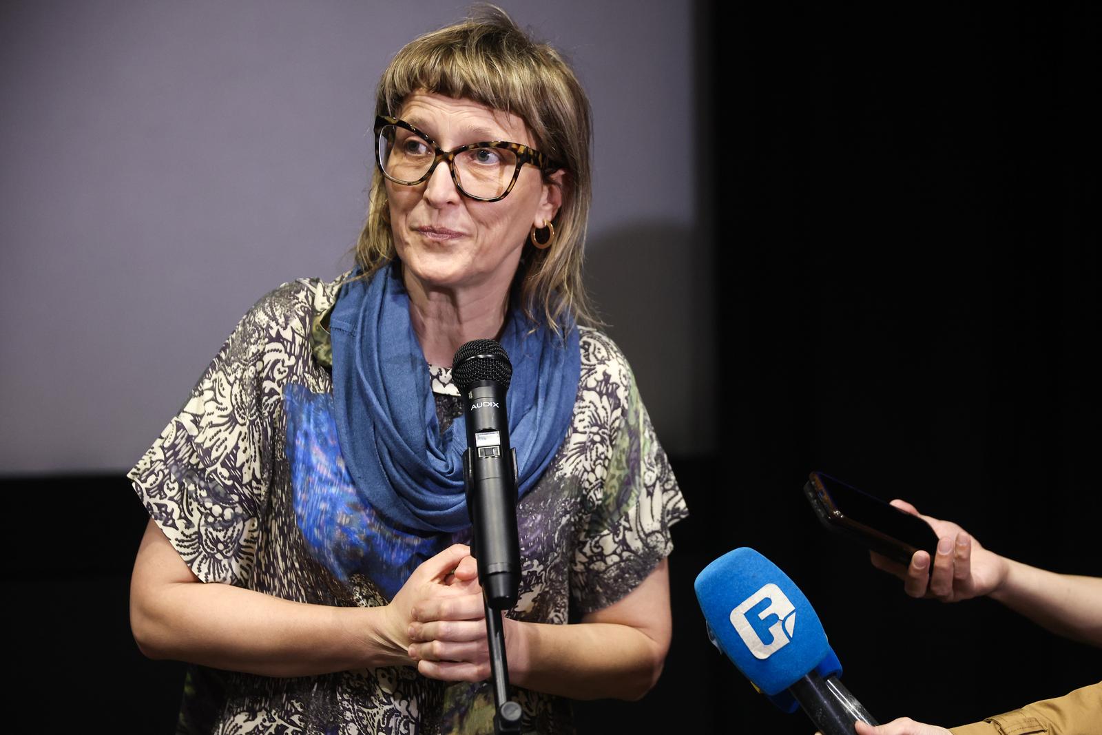 13.04.2024., Sarajevo, Bosna i Hercegovina - U sarajevskom kinu Meeting Point odrzana je komemoracija nedavno preminulom reditelju Veljku Bulajicu. Nakon komemoracije, prikazan je film Bitka na Neretvi. Photo: Armin Durgut/PIXSELL
