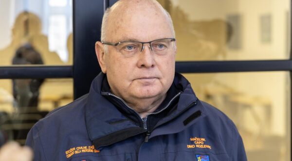 14.03.2025., Pula -
Nakon zavrsene  41. sjednice Stozera civilne zastite Istarske zupanije koje odrzana u IDA-a.
Dino kozlevac doa je izjavu za medije.
 Photo: Srecko Niketic/PIXSELL