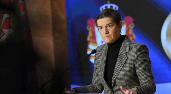 15, January, 2025, Belgrade - The press conference for the Speaker of the National Assembly of Serbia, Ana Brnabic, was held in the House of the National Assembly. Ana Brnabic. Photo: R.Z./ATAImages

15, januar, 2025, Beograd - Konferencija za medje predsednice Narodne skupstine Srbije Ane Brnabic odrzana je u Domu Narodne skupstine. Photo: R.Z./ATAImages Photo: R.Z./ATAImages/PIXSELL