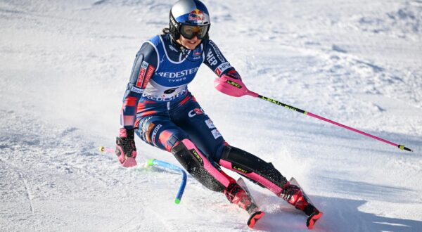 15.02.2025., Saalbach, Austrija - FIS Svjetsko prvenstvo u skijanju, zenski slalom, prva voznja. Zrinka Ljutic Photo: Igor Soban/PIXSELL