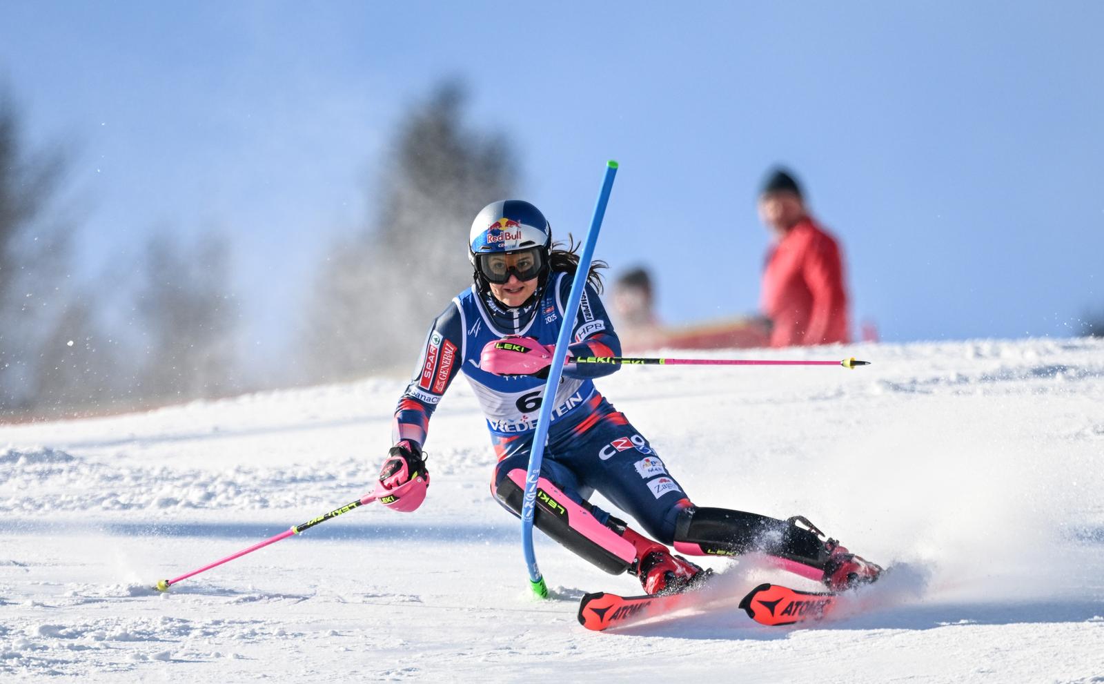 15.02.2025., Saalbach, Austrija - FIS Svjetsko prvenstvo u skijanju, zenski slalom, prva voznja. Zrinka Ljutic Photo: Igor Soban/PIXSELL