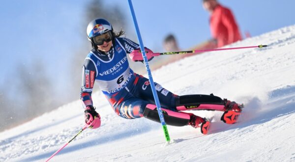 15.02.2025., Saalbach, Austrija - FIS Svjetsko prvenstvo u skijanju, zenski slalom, prva voznja. Zrinka Ljutic Photo: Igor Soban/PIXSELL