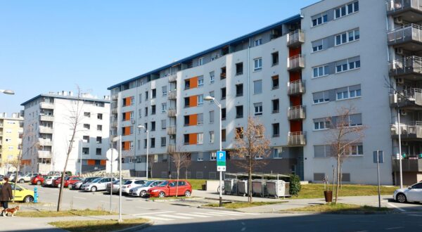 16.02.2019., Zagreb - Nove zgrade u naselju Tresnjevka, u blizini Bastijanove ulice."n"nPhoto: Borna Filic/PIXSELL