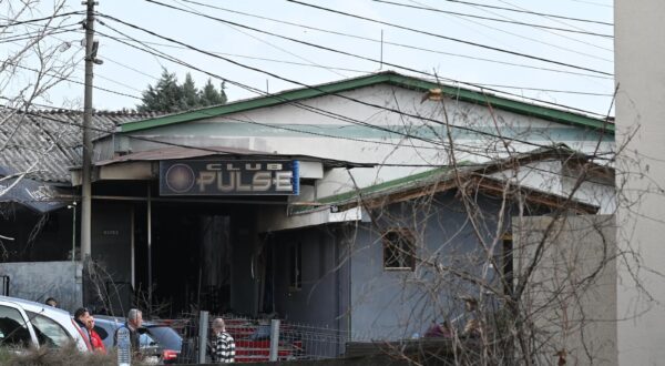 16.03.2025. Makedonija, Kocani - U pozaru koji je izbio u nocnom klubu u sjevernomakedonskom gradu Kocani poginulo je najmanje 50 ljudi, objavila je u drzavna agencija MIA. Navode da se na koncertu okupilo više od tisucu ljudi. Photo: STR-1234/HaloPix/PIXSELL