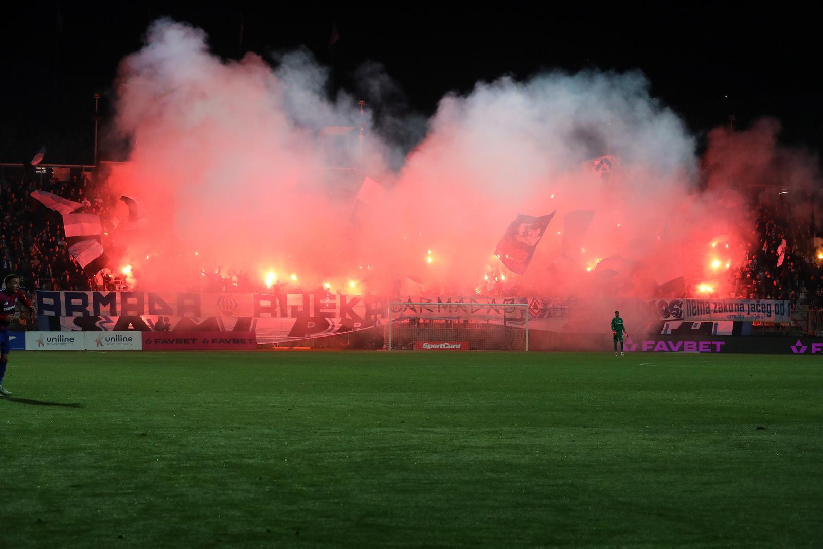 16.03.2025., Rijeka - Utakmica SuperSport HNL-a 24/25, 26 kolo, HNK Rijeka - HNK Hajduk.
Photo: Goran Kovacic/PIXSELL Photo: Goran Kovacic/PIXSELL