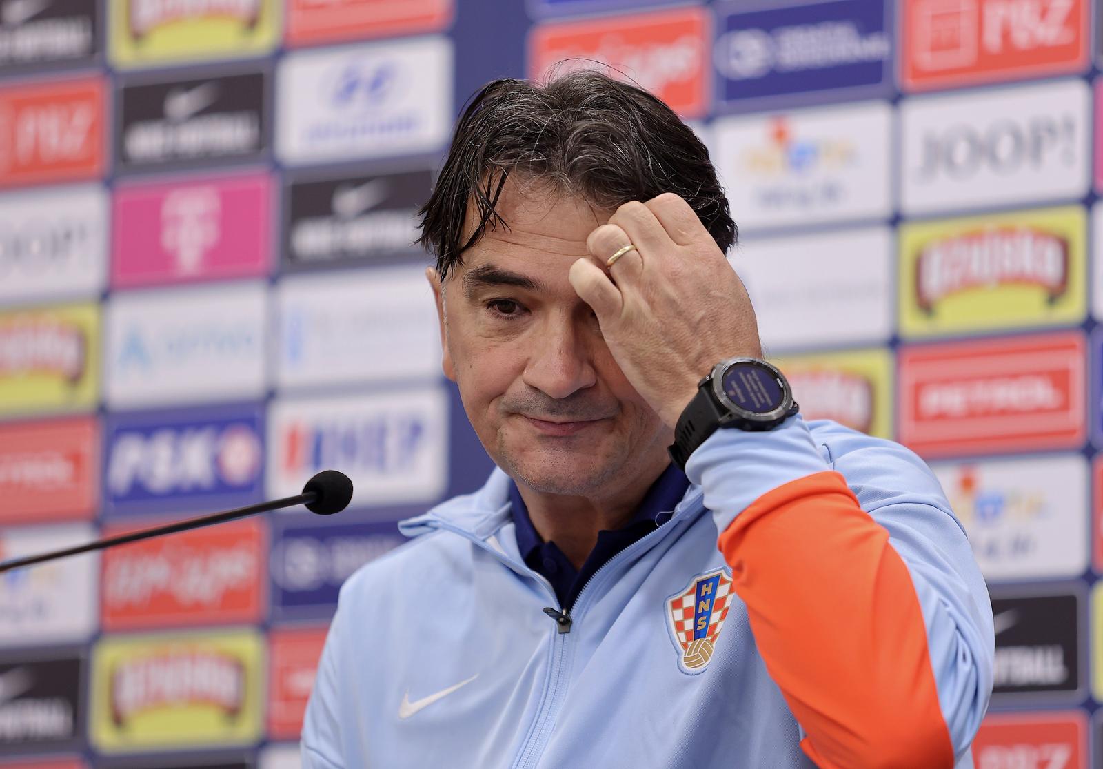 17.03.2025., Split- Izbornik hrvatske nogometne reprezentacije Zlatko Dalic na prvoj konferenciji za medije uoci utakmice s Francuskom. Photo: Ivana Ivanovic/PIXSELL