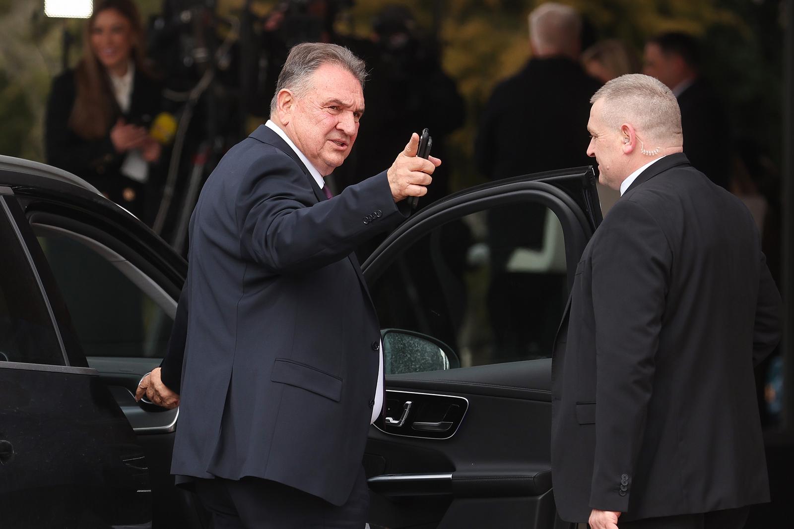18.02.2025., Zagreb - U Predsjednickim dvorima odrzana je svecana inauguracija 5. predsjednika RH Zorana Milanovica.  Photo: Luka stanzl/PIXSELL