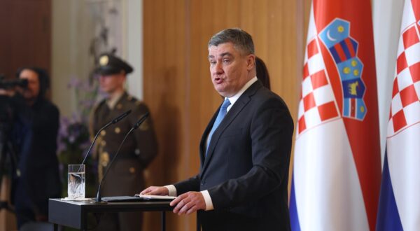 18.02.2025., Zagreb - Svecana inauguracija novoizabranog hrvatskog predsjednika Zorana Milanovica odrzana u Predsjednickim dvorima na Pantovcaku   Photo: HINA/POOL/PIXSELL