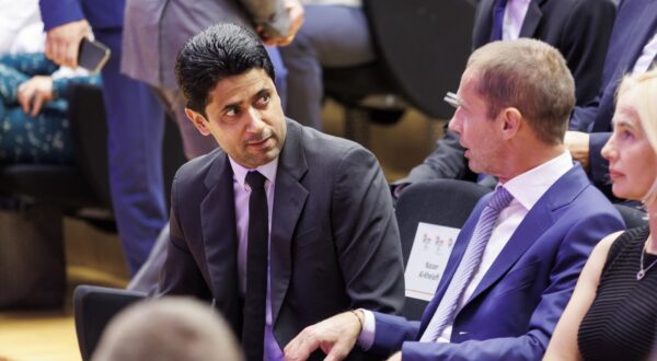 18.09.2022., Split -  Odrzana je ceremonija predstavljanja novog ambasadora Plazma Sportskih igara mladih, Nassera Al-Khelaifija.
Nasser Al-Khelaifi
  Photo: Miroslav Lelas/PIXSELL