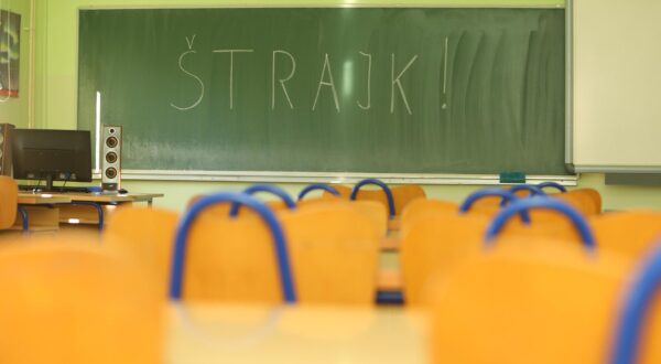 19.03.2025., Karlovac -Poceo strajk u osnovnim i srednjim skolama Photo: Kristina Stedul Fabac/PIXSELL