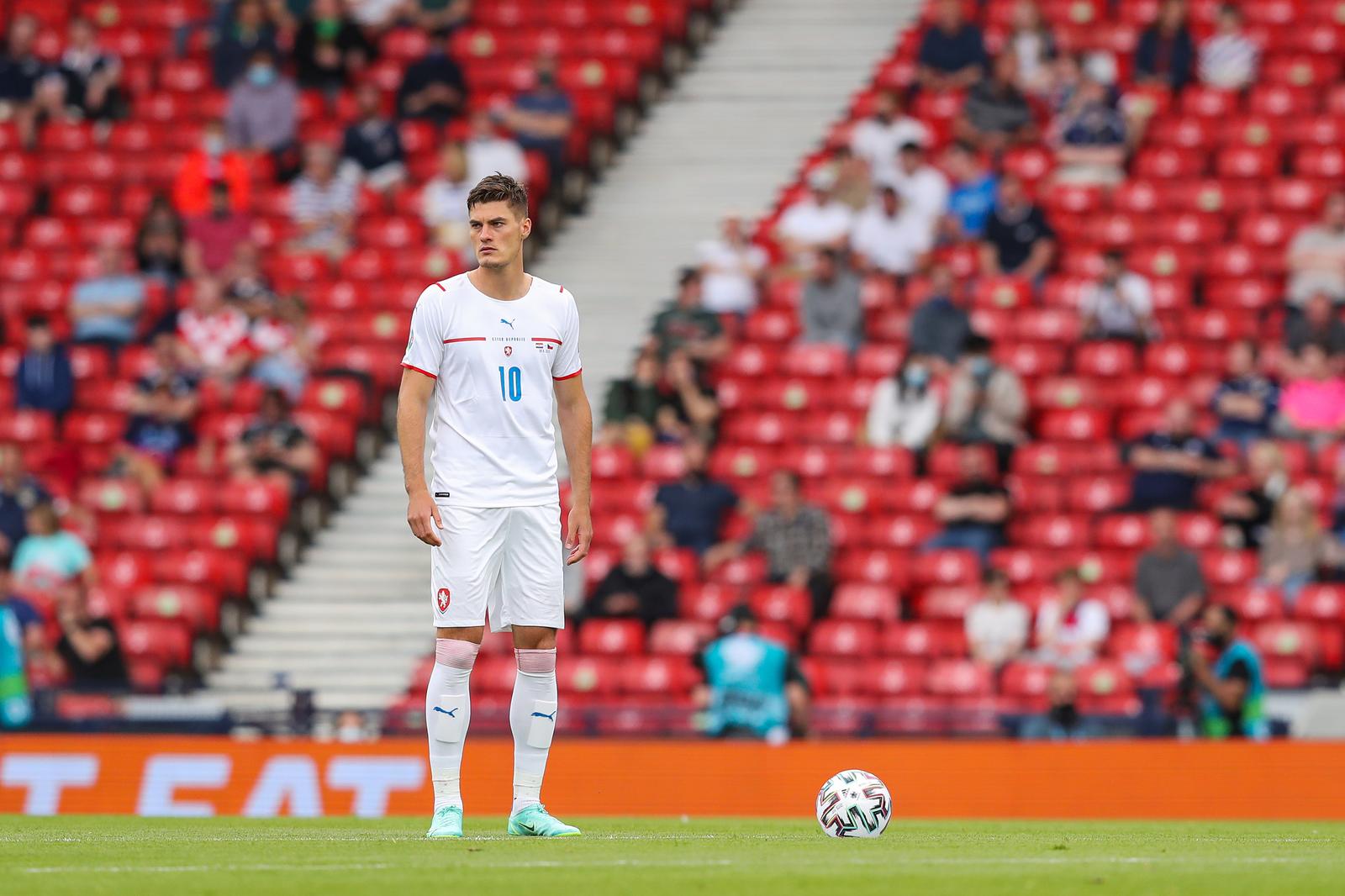 18.06.2021., Glasgow, Skotska - Hampden Park. UEFA Europsko prvenstvo 2020, skupina D, 2. kolo, Hrvatska - Ceska. Patrik Schick."nPhoto: Luka Stanzl/PIXSELL