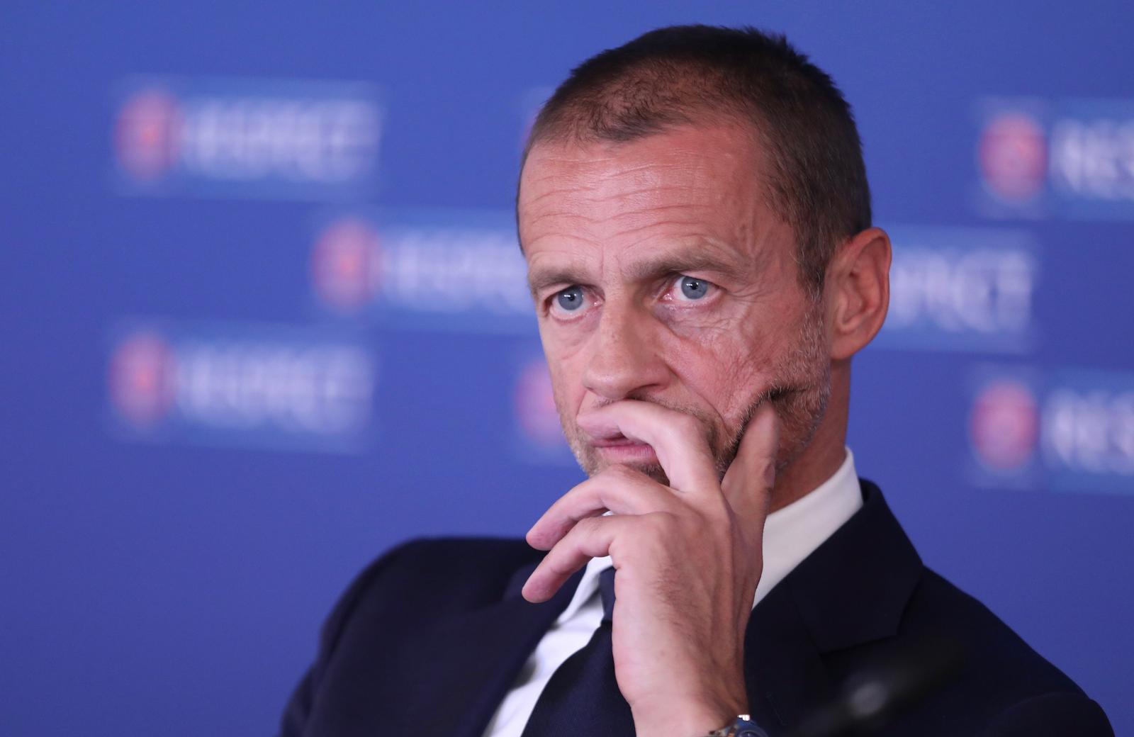 20.09.2022.,Hvar - Predsjednik UEFA-e Aleksander Ceferin odrzao je konferenciju za medije. Photo: Ivo Cagalj/PIXSELL